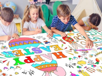 Giant Easter or Birthday Coloring Poster $5.99 After Coupon + Code (Reg. $10) – Can be used as a tablecloth! Fun activity for kids