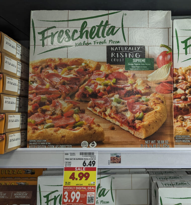 Freschetta Pizzas Just $3.99 At Kroger