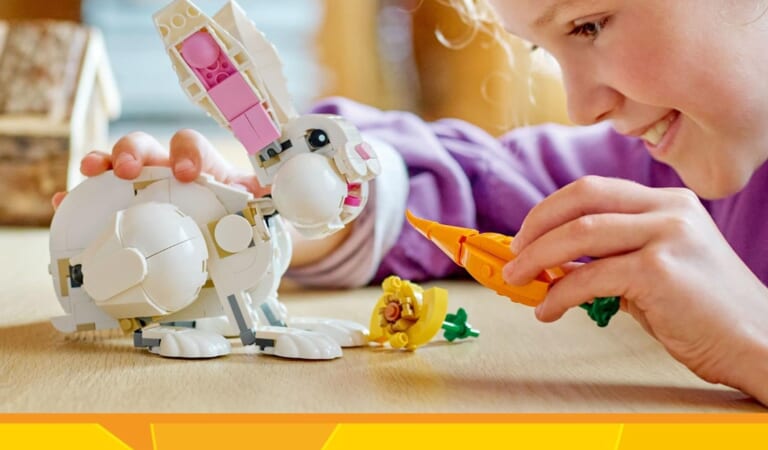 LEGO Creator 3-in-1 White Rabbit 258-Piece Building Set $15.99 (Reg. $20) – Build a Rabbit, Seal, or Parrot