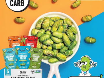 The Only Bean 5-Pack Crunchy Roasted Edamame Bean Snacks, 4 oz Variety Pack $13.28 After Coupon (Reg. $19) – $2.66/Bag