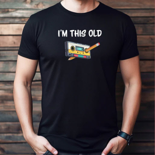 I’m This Old Unisex Midweight Ringspun Cotton T-Shirt $11.99 After Code (Reg. $24) + Free Shipping