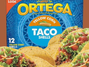 Ortega 12-Count Yellow Corn Taco Shells, 4.9 oz as low as $1.56 Shipped Free (Reg. $2.49) – 13¢/Shell – Gluten Free