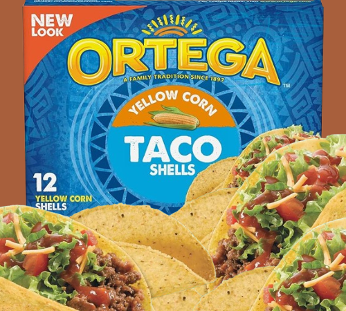 Ortega 12-Count Yellow Corn Taco Shells, 4.9 oz as low as $1.56 Shipped Free (Reg. $2.49) – 13¢/Shell – Gluten Free