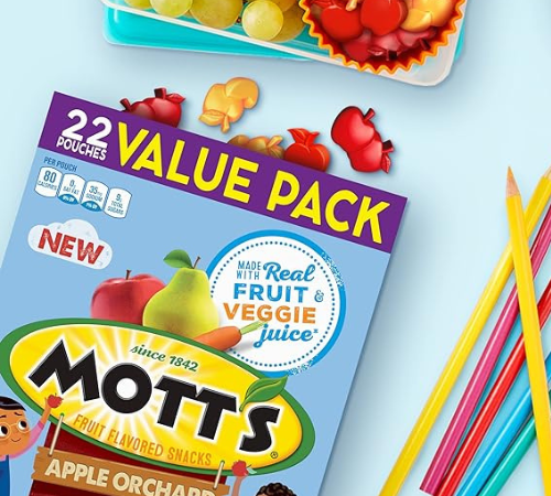 Mott’s Fruit Flavored Snacks, Apple Orchard, 22 Pouches as low as $3.56 Shipped Free (Reg. $5.74) – 16¢/Pouch – Gluten Free
