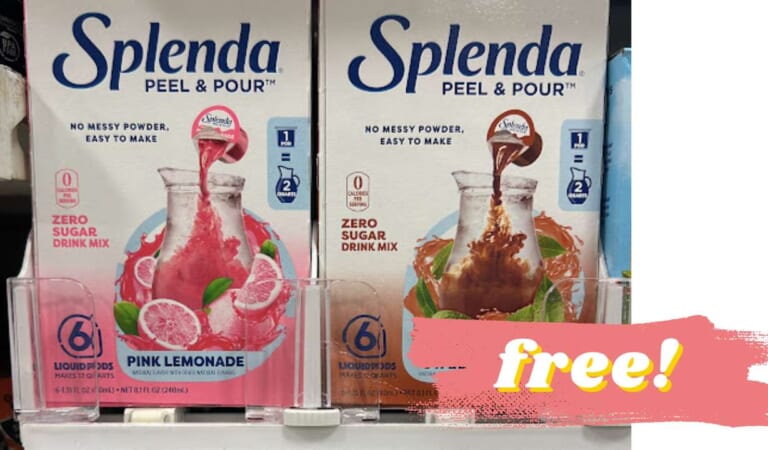 Money Maker Splenda Peel & Pour Drink Pods!