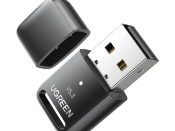 Ugreen USB Bluetooth 5.3 Adapter for PC for $10 + $3.99 shipping