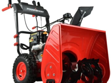 PowerSmart 24" 212cc 2-Stage Electric Start Gas Snow Blower for $374 + free shipping