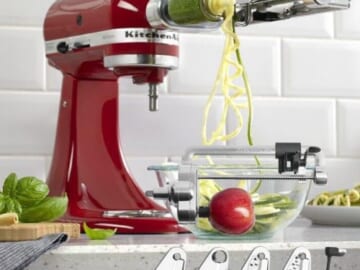 KitchenAid Fruit and Vegetable Spiralizer Attachment Stand Mixer $49.99 Shipped Free (Reg. $130)