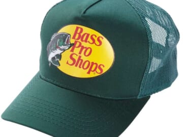 Bass Pro Shops Mesh Trucker Cap for $6 + free shipping w/ $50