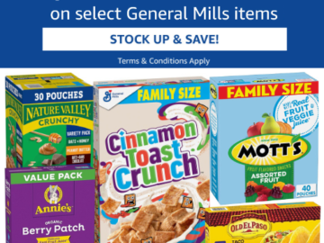 Amazon: Spend $35 on Select General Mills Items, Get $10 Off Instantly!