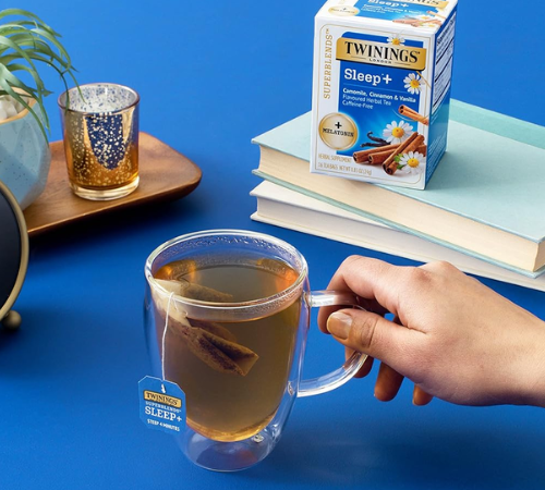 Twinings Superblends 96-Count Sleep + Melatonin Herbal Tea as low as $22.90 Shipped Free (Reg. $30) – $3.82/16-Count Box or 24¢/Teabag