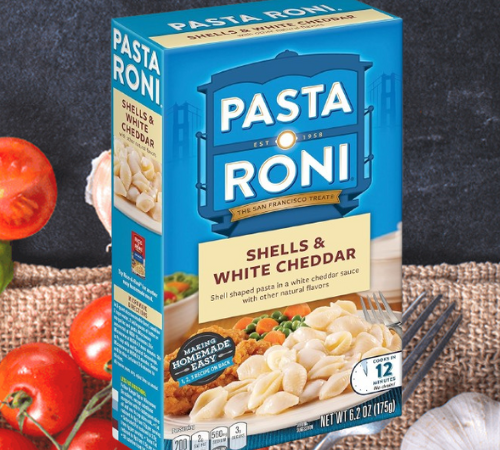 Pasta Roni 12-Pack Shells & White Cheddar Mix, 6.2 oz as low as $10.20 (Reg. $16.68) + Free Shipping – $0.85/Box