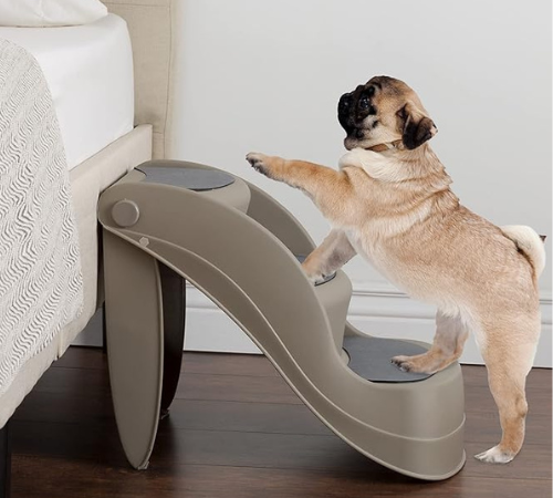 Petmaker 3-Step Non-Slip Foldable Pet Stairs $14 (Reg. $30)