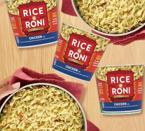 Rice-A-Roni Cups, Chicken Flavor, 12 Pack 1.97 oz Cups as low as $10.20 Shipped Free (Reg. $15.36) – 85¢/Cup