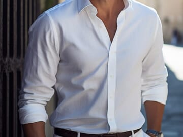 Men's Dress Shirt for $8 + $6 s&h