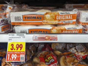 Thomas’ English Muffins Or Bagels Are Just $1.99 At Kroger