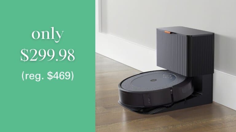 QVC iRobot i5+ Robot Vacuum $299.98 (reg. $469)