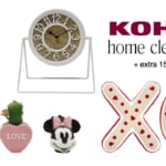 Kohl’s Home Decor Clearance + Extra 15% Off