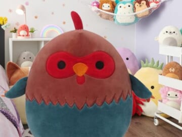 Squishmallows 8″ Reed The Red & Blue Rooster Plush Toy $9.37 (Reg. $13)
