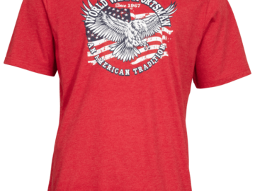World Wide Sportsman An American Tradition T-Shirt (Large sizes) for $5 + free shipping w/ $50