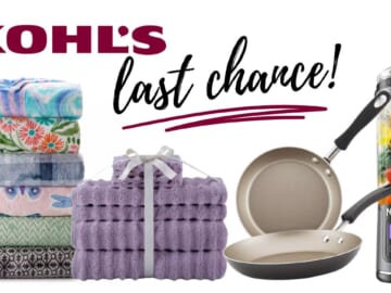 Kohl’s Weekend Home Sale Ends Today!