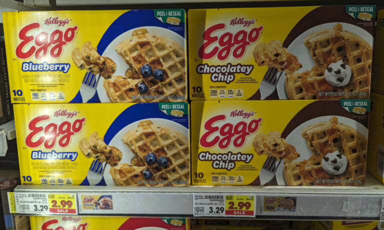 Get The Boxes Of Kellogg’s Eggo Waffles For Just $2.49 At Kroger