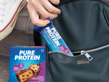 Pure Protein 12-Count Chewy Chocolate Chip Box $14.99 (Reg. $20.22) – $1.25/Bar
