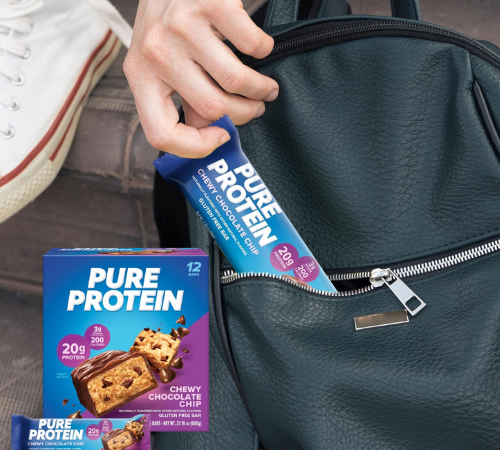 Pure Protein 12-Count Chewy Chocolate Chip Box $14.99 (Reg. $20.22) – $1.25/Bar
