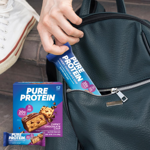 Pure Protein 12-Count Chewy Chocolate Chip Box $14.99 (Reg. $20.22) – $1.25/Bar