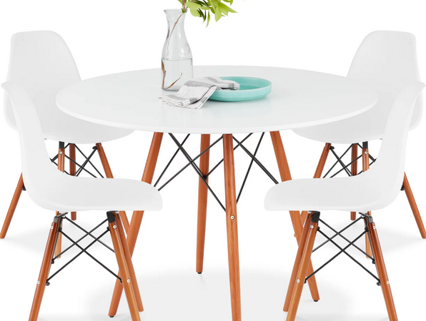 5-Piece Mid-Century Modern Dining Set only $208.99 shipped (Reg. $467!)