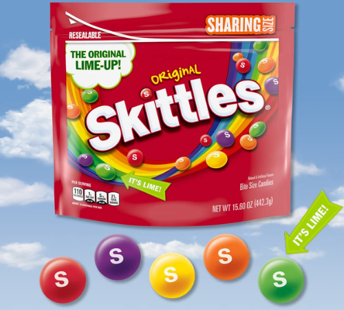 Skittles Candy Sharing Size Bag, 15.6 Oz as low as $2.59 After Coupon (Reg. $4) + Free Shipping