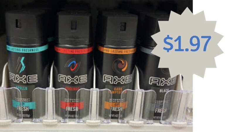 $1.97 Axe Body Spray at CVS