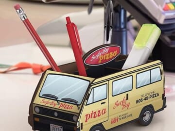 Genuine Fred Stranger Things Surfer Boy Pizza Desk Caddy $3.88 (Reg. $13)