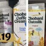 $2.19 Chobani Oatmilk & Coffee Creamer at Publix