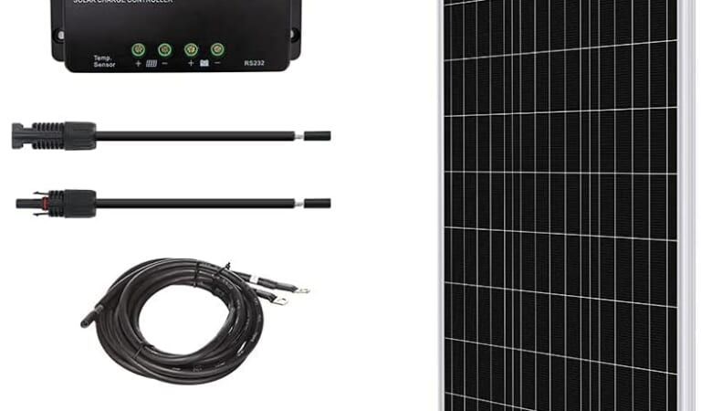 Renogy 100W Solar Panel for $120 + free shipping