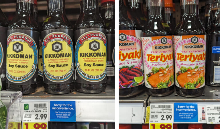 Kikkoman Teriyaki Or Soy Sauce As Low As $1.24 At Kroger