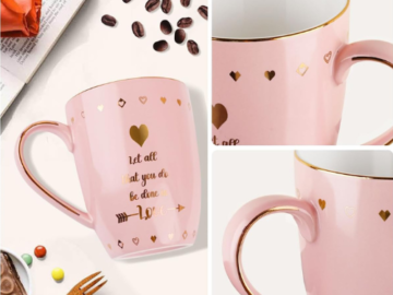Add a touch of charm to your morning with this Cute Ceramic Mug for just $7.49 After Code (Reg. $14.99)
