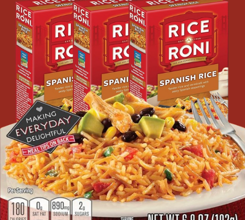 Rice-A-Roni 12-Pack Spanish Rice, 6.8 Oz as low as $10.20 Shipped Free (Reg. $14.64) – 85¢ Each