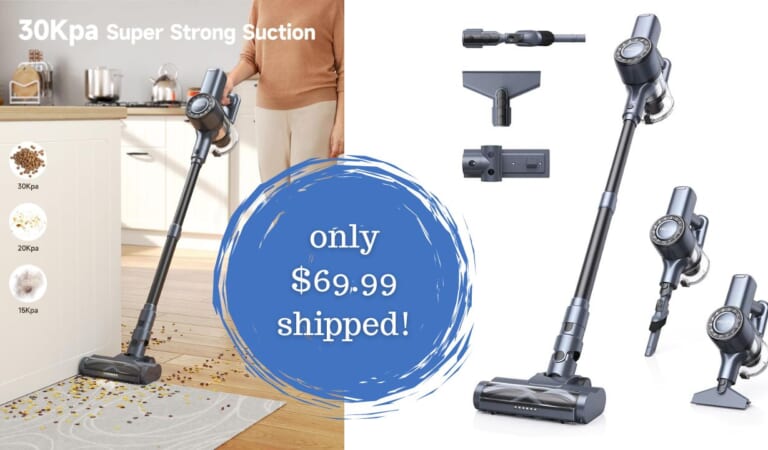 Miuzzy Cordless Vacuum Only $70 With Coupon (reg. $90)