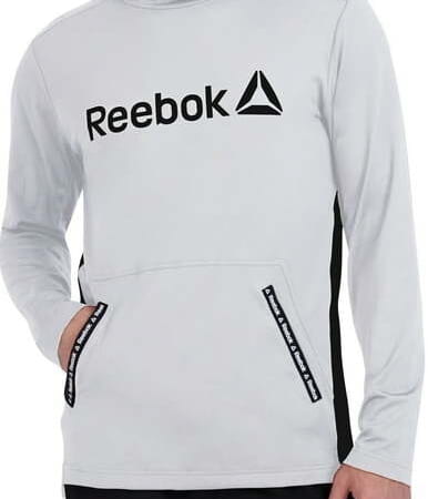 Reebok Men's Pullover Hoodie (S, 2XL, 3XL only) for $9 + free shipping w/ $35