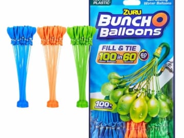 Bunch O Balloons Rapid-Filling Water Balloons 100-Count
