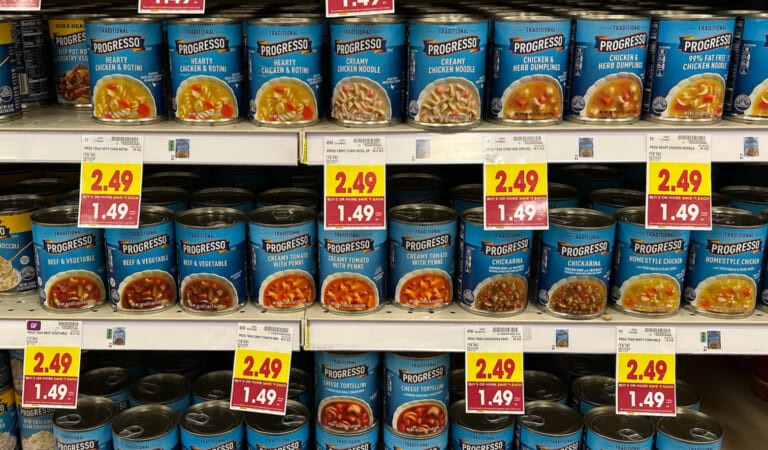 Progresso Soup As Low As $1.24 Per Can At Kroger