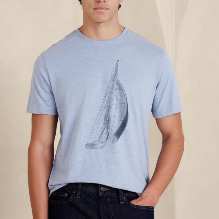 Banana Republic Factory Graphic T-Shirt Clearance from $14 in cart + free shipping w/ $50