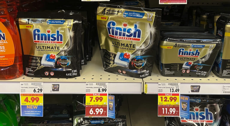 Finish Ultimate Detergent As Low As $1.99 At Kroger (Regular Price $6.29)