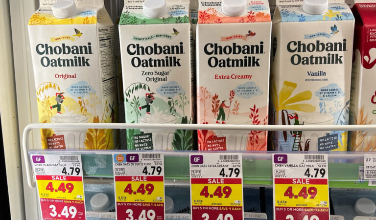 Chobani Oat Milk Just $2.99 At Kroger (Regular Price $4.79)