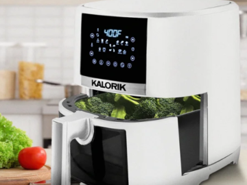 Kalorik 5 Quart Air Fryer with Ceramic Coating and Window $29.87 (Reg. $49) – FAB Ratings!