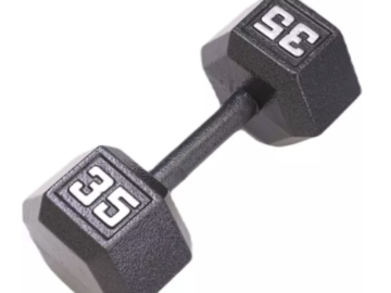 Fitness Gear Cast Hex Dumbbell from $10 + free shipping w/ $49