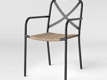 Threshold Wicker & Metal Stack Chair for $29 + free shipping