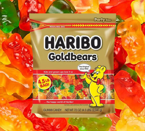 Haribo Goldbears Gummi Candy Resealable Bag, 4.5 lb $9.98 (Reg. $16)