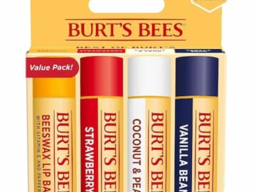 Burt's Bees Lip Balm 4-Pack